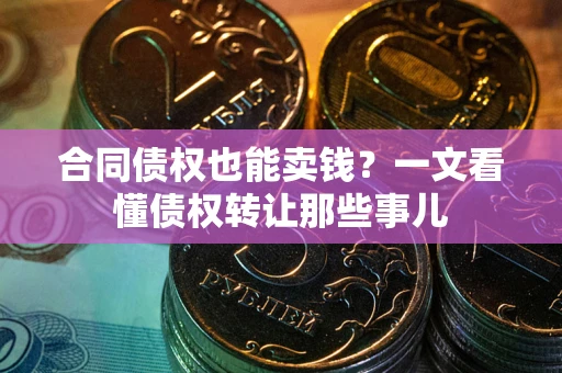 北京合同债权也能卖钱？一文看懂债权转让那些事儿