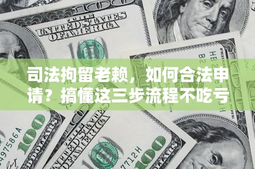 北京司法拘留老赖，如何合法申请？搞懂这三步流程不吃亏！