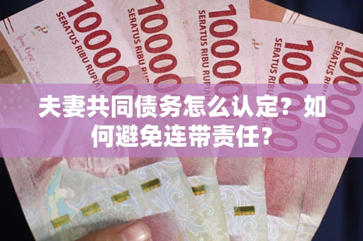 北京夫妻共同债务怎么认定？如何避免连带责任？