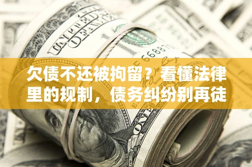 北京欠债不还被拘留？看懂法律里的规制，债务纠纷别再徒劳奔波