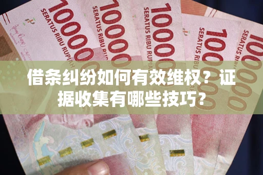 北京借条纠纷如何有效维权？证据收集有哪些技巧？