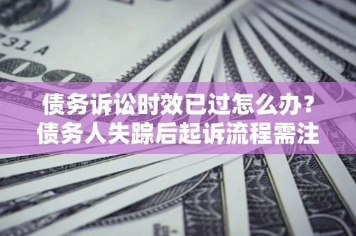 北京债务诉讼时效已过怎么办？债务人失踪后起诉流程需注意什么？