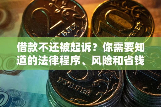 北京借款不还被起诉？你需要知道的法律程序、风险和省钱技巧